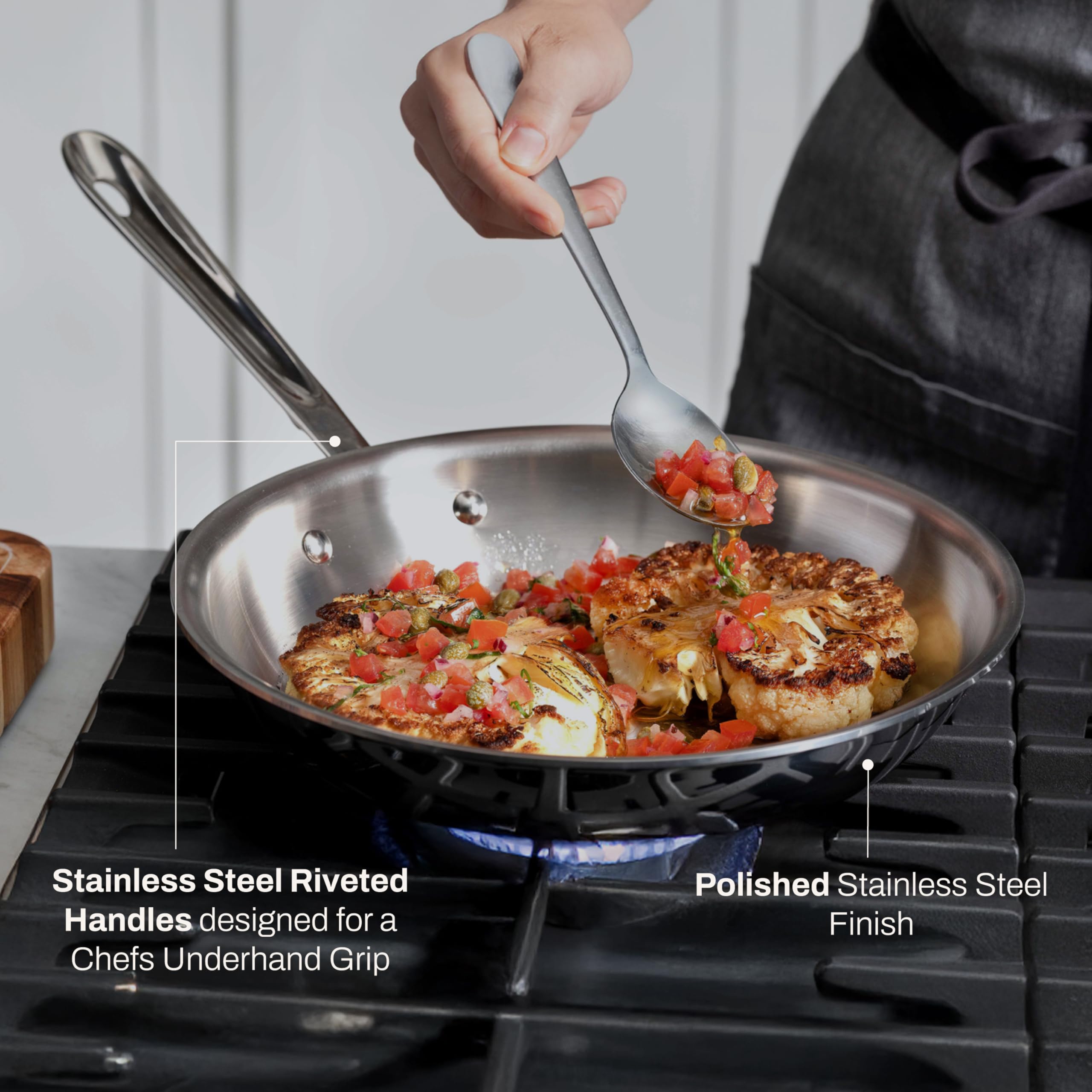 Amazon.com: All-Clad D3® Stainless Steel 12 inch Frying Pan With